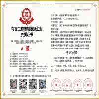 有害生物防制資質A級（2025-2028）